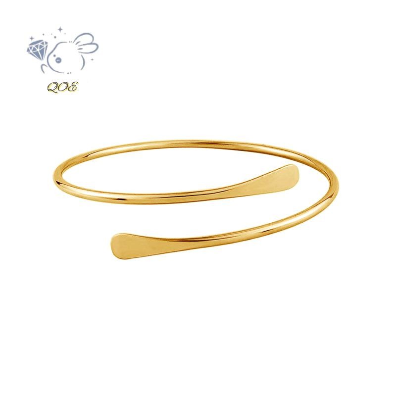 [QOE] Rocking Ai Cập Swirl Có Thể Điều Chỉnh Cánh Tay Filigree Cuff Armlet Armlet Armlet Armband Ope