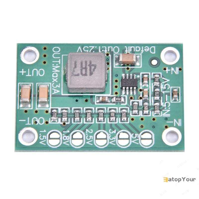 EatopYour Step-down Power Converter Board 5 ~ 16v sang 1.25v 1.5v 1.8v 2.5v 3.3v 5v 3A mới