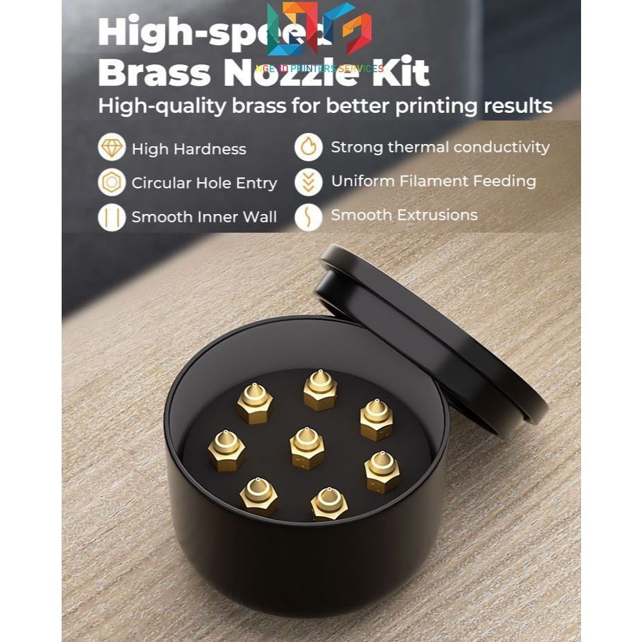 Hộp đầu đùn nhựa High-speed M6 Nozzle tốc độ cao cho máy in 3d Ender-5 S1 & Ender-7 & Ender 3 V3 SE.