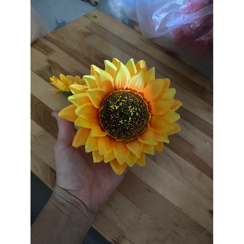 bông hướng dương / hoa hướng dương / hoa hướng dương vải / hoa hướng dương giả / hoa giả / đầu hoa h