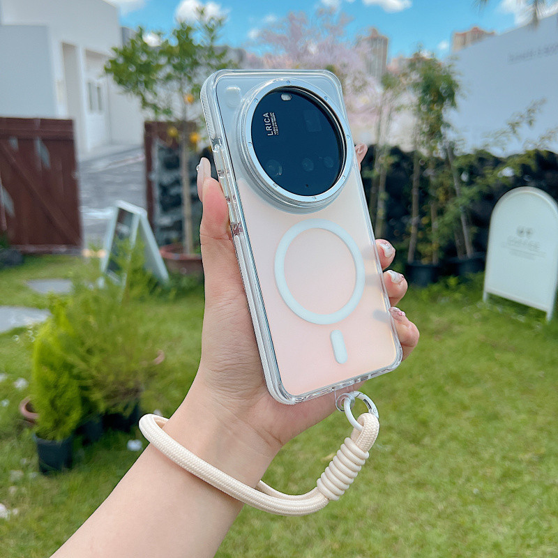 Ốp lưng mờ từ tính Laser Gradient sang trọng cho Xiaomi 15 Ultra 14T 14T Pro Poco X7 Pro M6 Pro Redm