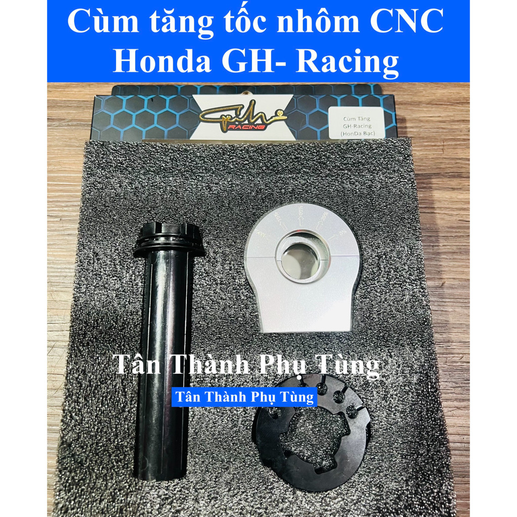 Cùm tăng tốc GH Racing, Cùm GH Racing tăng tốc Nhôm CNC nguyên khối đồ chơi phụ kiện cùm tăng CNC cù