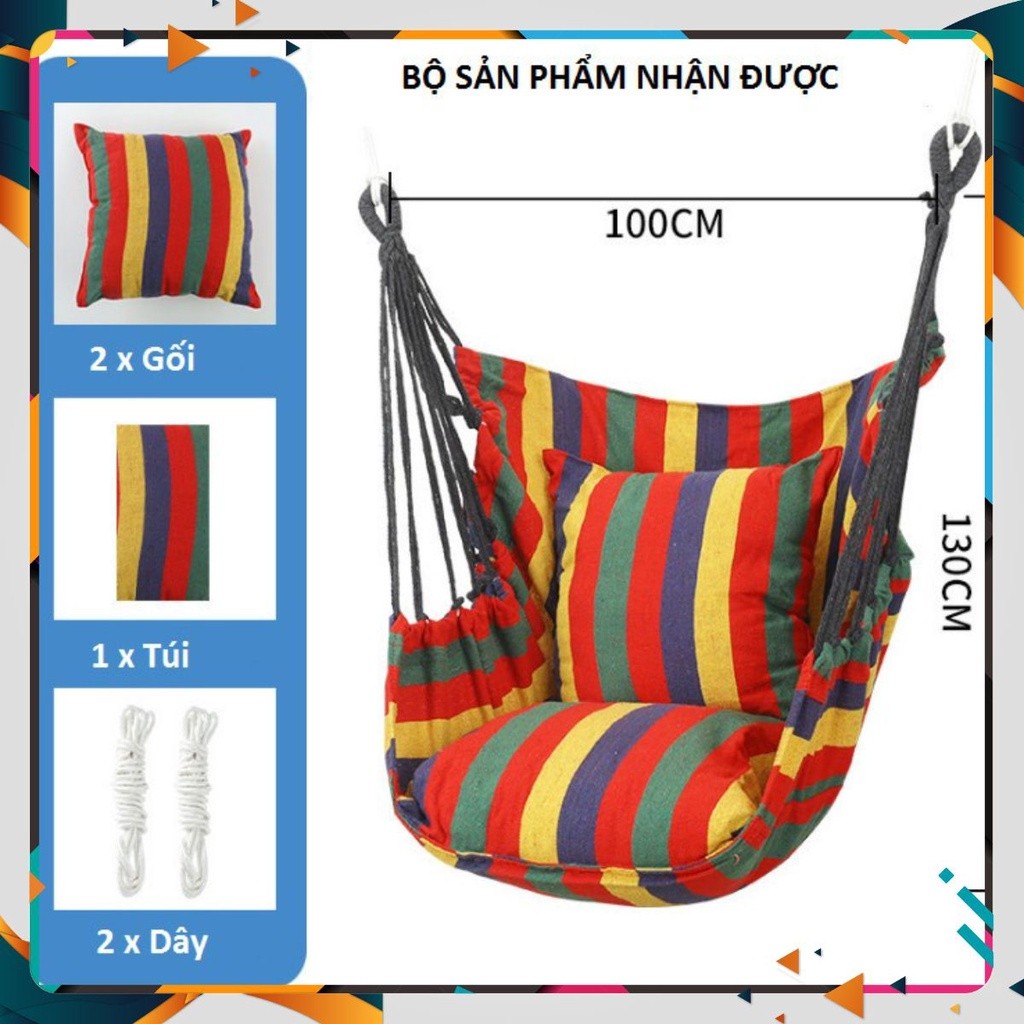Ghế võng đu đưa nhiều màu sắc Fischer Color EuroQuality