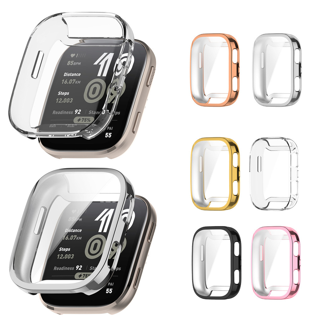 Ốp Lưng TPU Cho Huami Amazfit Bip6 A2435 Bip 6 Mạ Mềm Sáng Bóng Mỏng Full Cover