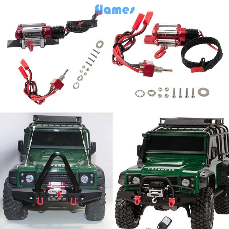 FL RC Tời Xe 1 10 Cân RC Mô Hình Xe Bánh Xích Phụ Kiện Xe Ô Tô Tời Kim Loại