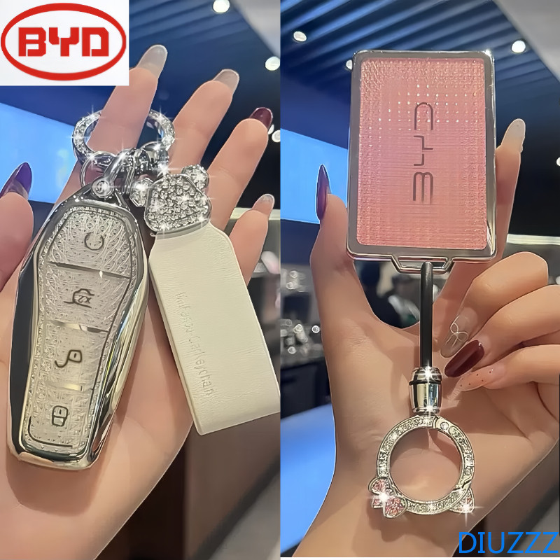 TPU Chìa Khóa Xe Ô Tô Vỏ Cho BYD Song PLUS Atto 3 Han EV Tang DM Qin Seal Xe Cá Heo Thẻ NFC Chìa Khó