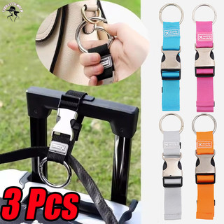 Dây đeo khóa chống mất du lịch bằng kim loại - Áo khoác hành lý Dây đai di động an toàn có móc Mang theo nhiều mảnh Phụ kiện hành lý
