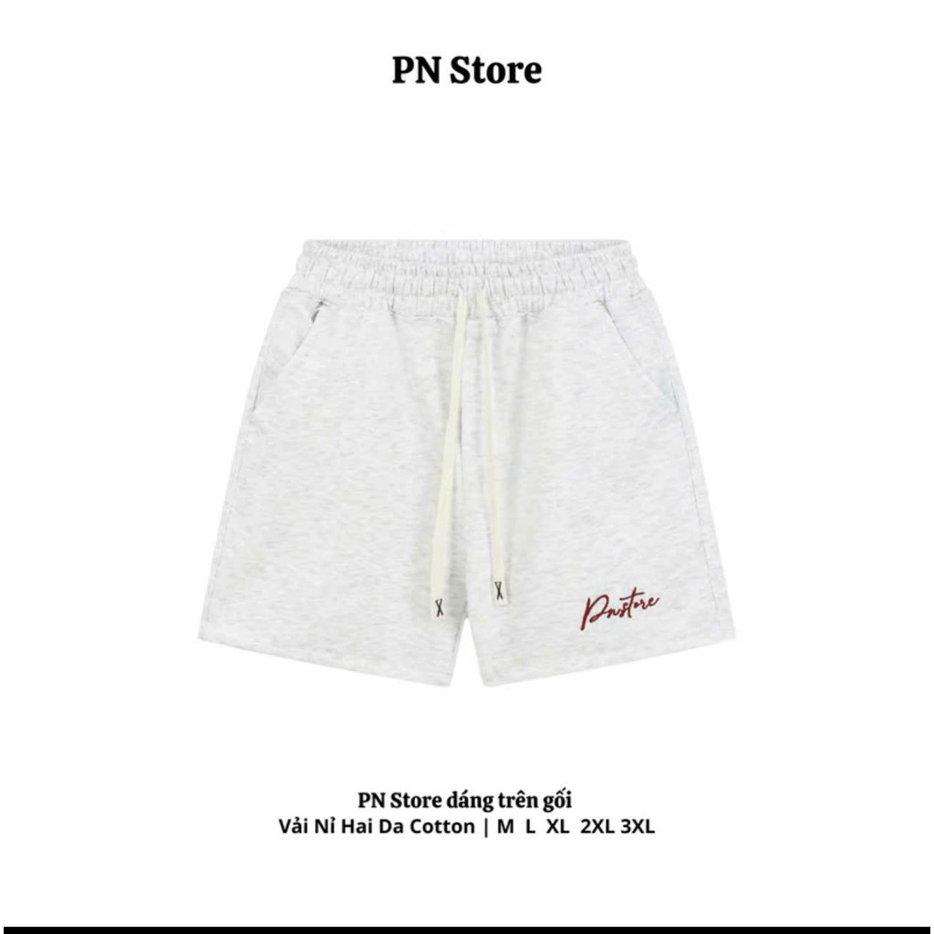 Combo 2 Quần Short Nam Thêu Chữ PN.Store (1993) - Chất Nỉ 2 Da, Dáng Trên Gối, Không Bai Xù1 | BigBuy360 - bigbuy360.vn