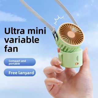 Quạt treo cổ Mini cầm tay cầm tay gió cao yên tĩnh Quạt nhỏ làm mát ngoài trời Dụng cụ tiện dụng USB có thể sạc lại