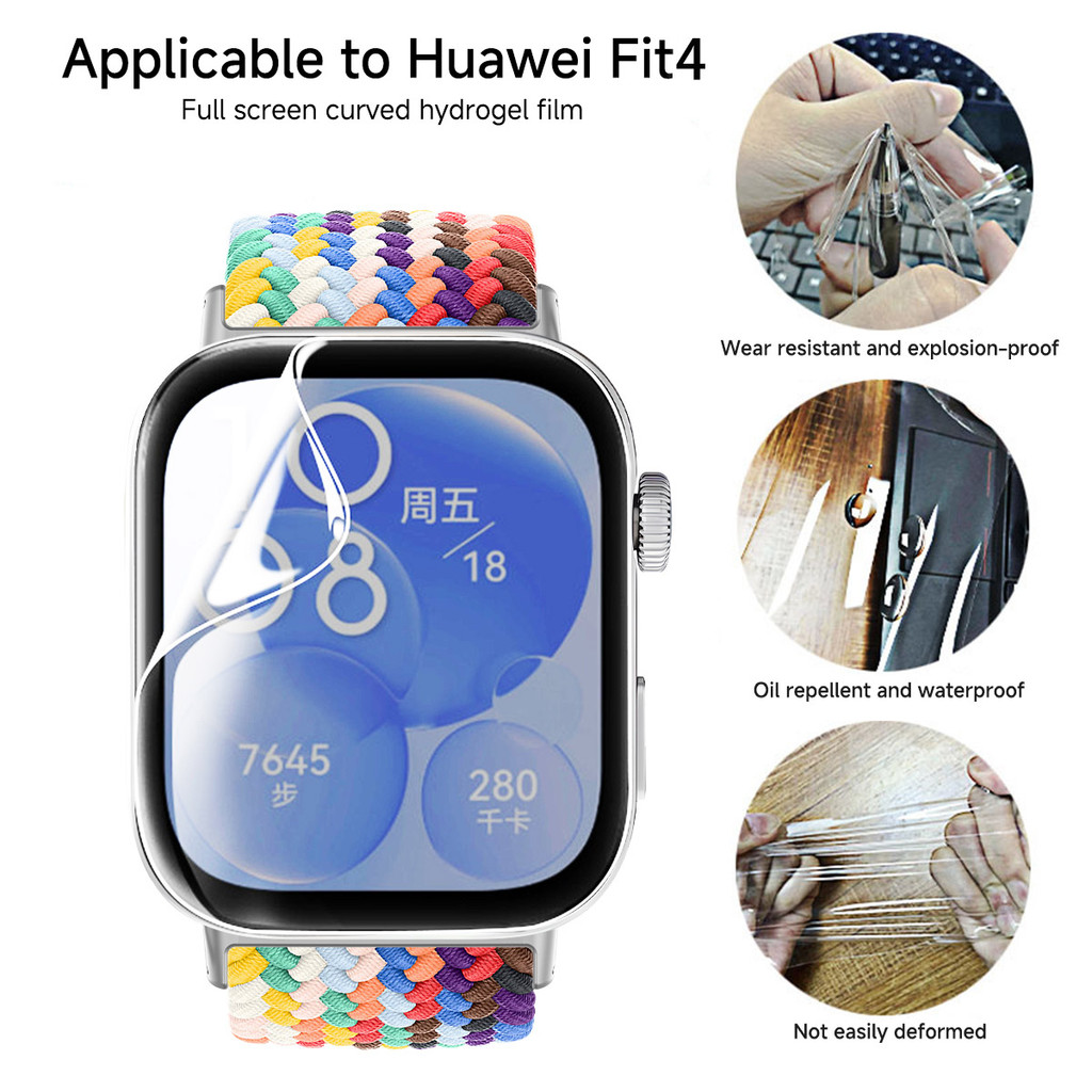 Phim Hydrogel Cho Huawei Watch Fit 4 Pro Fit4 Fit3 Phim Bảo Vệ Mềm Không Kính Cho Huawei Watch Fit 4