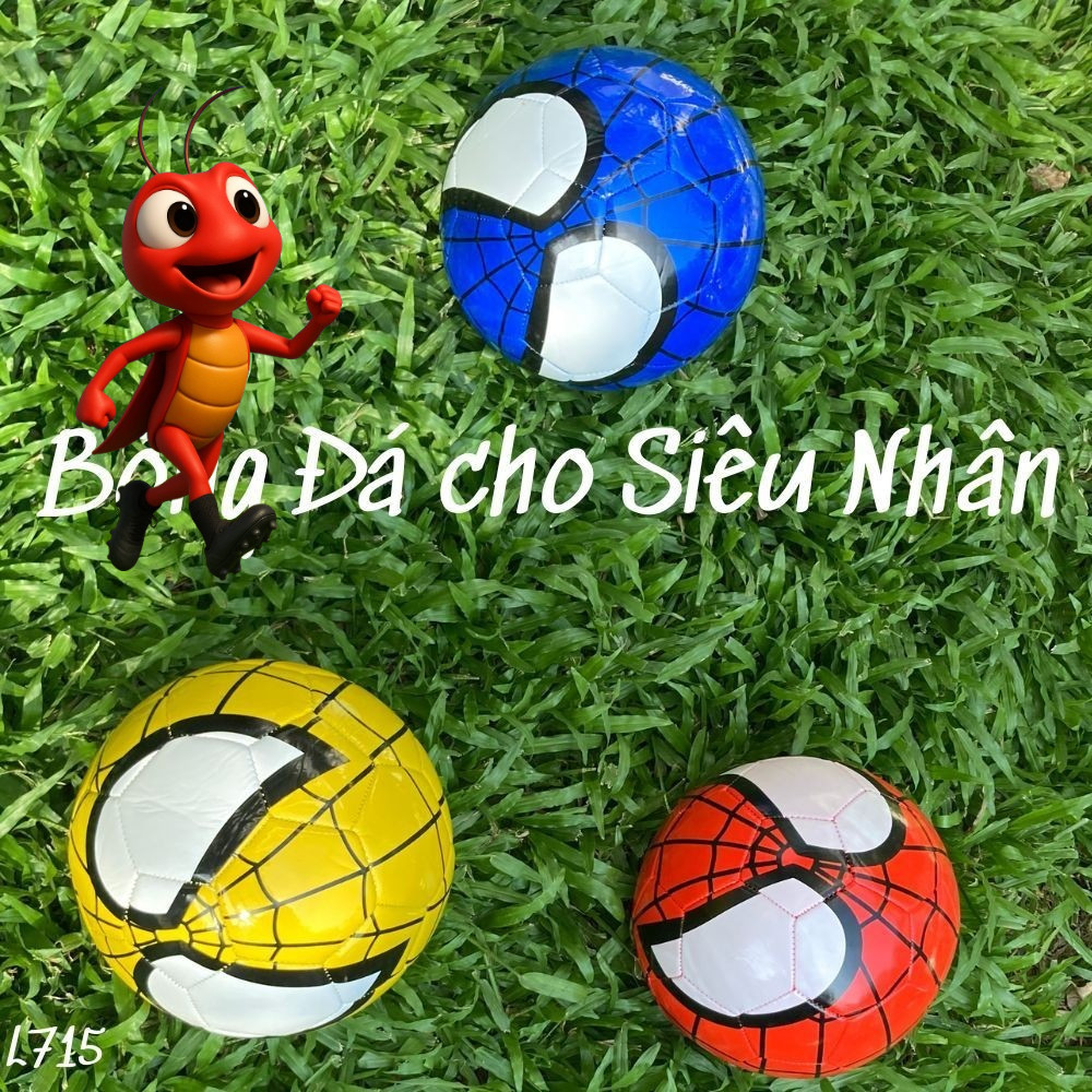 Banh Đá  Siêu Nhân , Bóng Đá Ngoài Trời Cho Trẻ Em Size 4, số 5