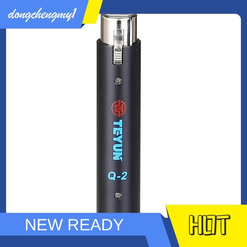 【 dongchenmy1.ph 】 Micrô TEYUN Q2 Bộ khuếch đại Mic động 28Db Gain Bộ khuếch đại Mic động 48V Cấu tr