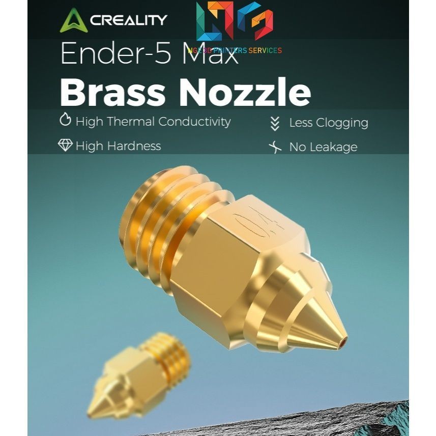 Đầu đùn nhựa cho máy in 3d Creality Ender-5 Max Brass Nozzle