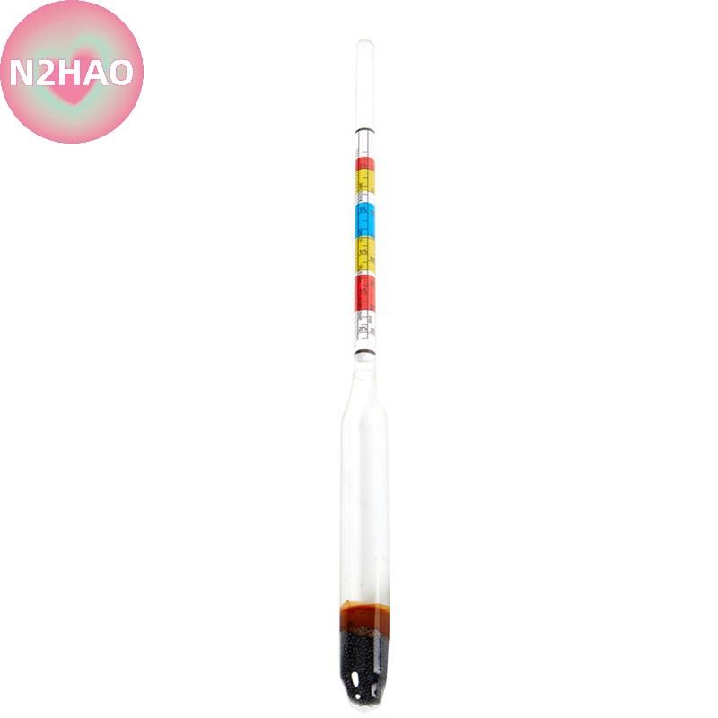 N2HAO 1 / 2 Chiếc Thủy Kế Cân Ba Cho Gia Đình Bia Rượu Bia Cider Thử Nghiệm 3 Tỷ Lệ Thủy Kế Rượu Đườ