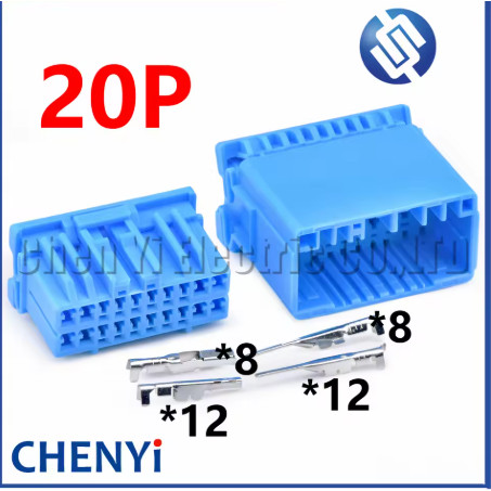 20 Pin Tự Động Kết Nối Xe CD Máy Điện Loa Âm Thanh Cắm MX5-A-20P-C MX5-A-20S-C 1300-7078 Dành Cho Xe