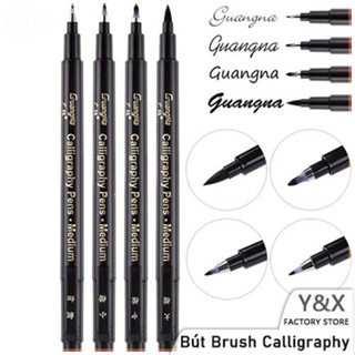 Y&X Bút brush pen viết calligraphy, bút viết thư pháp có thể đổ thêm mực