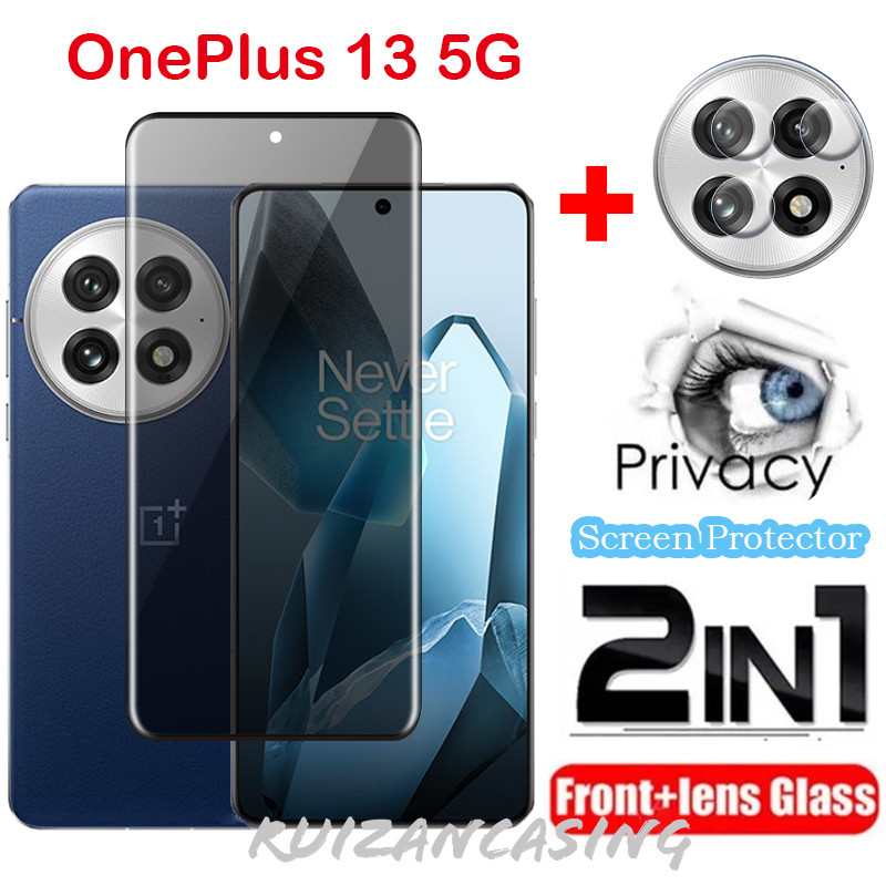 Kính cường lực riêng tư Chống gián điệp Full Cover Bảo vệ màn hình Chống Peek Phim riêng tư cho OneP