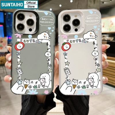 Suntaiho Ốp Lưng iPhone Hoạt Hình Vui Vẻ Họa Tiết Ảnh Trong Suốt Mờ Mềm Cao Cấp Chống Sốc Cho iPhone 11 12 13 14 15 16 Pro max IP 7 8 Plus Iphon X Xs XR Xs max