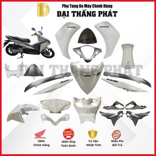   Có bán lẻ  Dàn áo xe Air Blade 110cc KVG  Đầu bò -Năm 2011  màu Trắng Xám-NH-B35 chính hãng Honda 