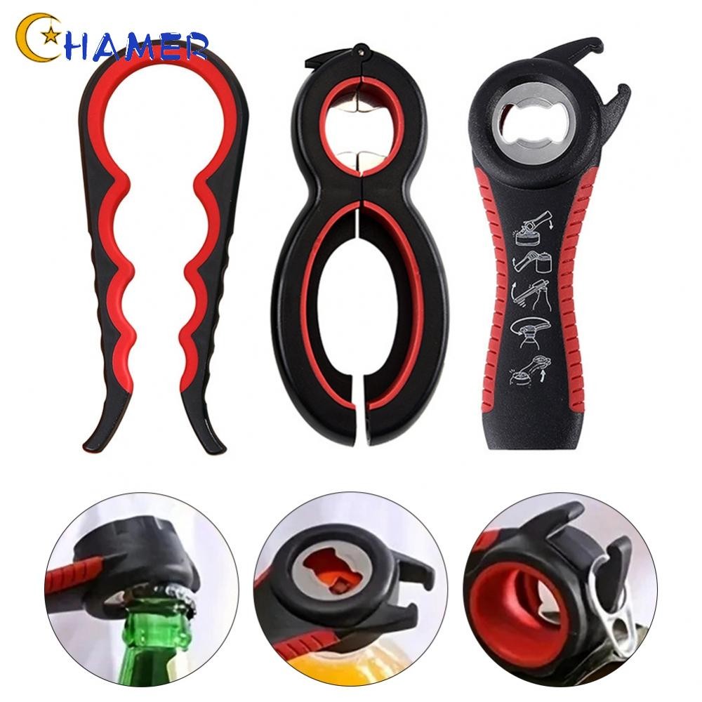 【CHAMER】5 in 1 beer bottle opener creative 8-shaped can opener can opener set can opener【HomeLiving】