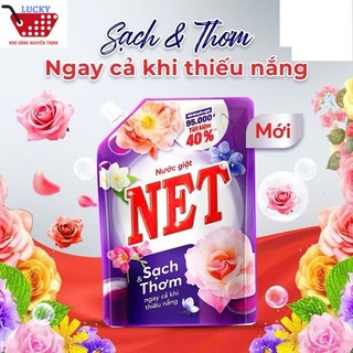  Nước giặt Net Matic 3kg  3,4kg  Túi Hoa ngát hương thơm Hương Nước hoa dành cho máy giặt cửa trên và giặt tay 