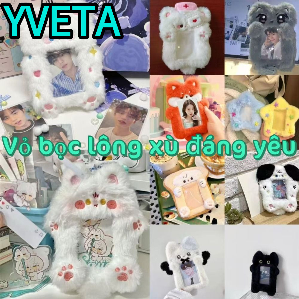 Yveta Photocard, Thỏ Tai Lớn Sang Trọng / Border Collie Photo Card Holder, Thẻ Đa Năng Chất Lượng Ca