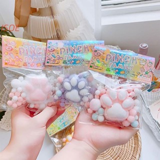 Tcsr Handmade Đổ Xô Chân Mèo Giảm Căng Thẳng Squishy Đồ Chơi Mochi Chậm Phục Hồi Mới Fidget Đồ Chơi Sinh Nhật Quà Tặng Siêu