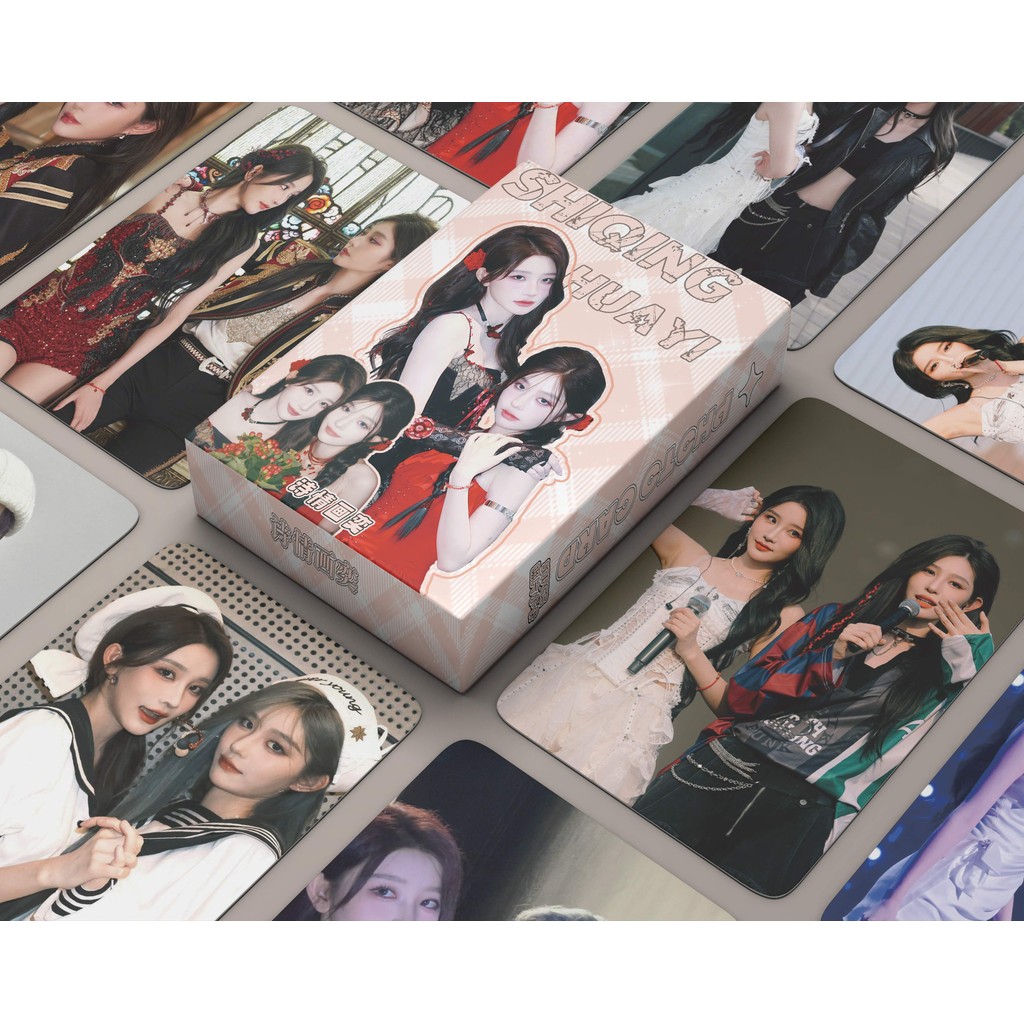 Bộ 50-55 Chiếc Phim Truyền Hình Trung Quốc Diễn Viên SNH48 Đội NII HII Hình Ba Chiều Lomo Thẻ Chu Sh