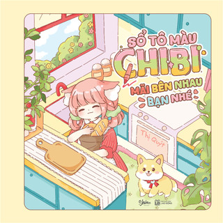 Sách tô màu - Sổ tô màu chibi mãi bên nhau bạn nhé [bookhouse-352]