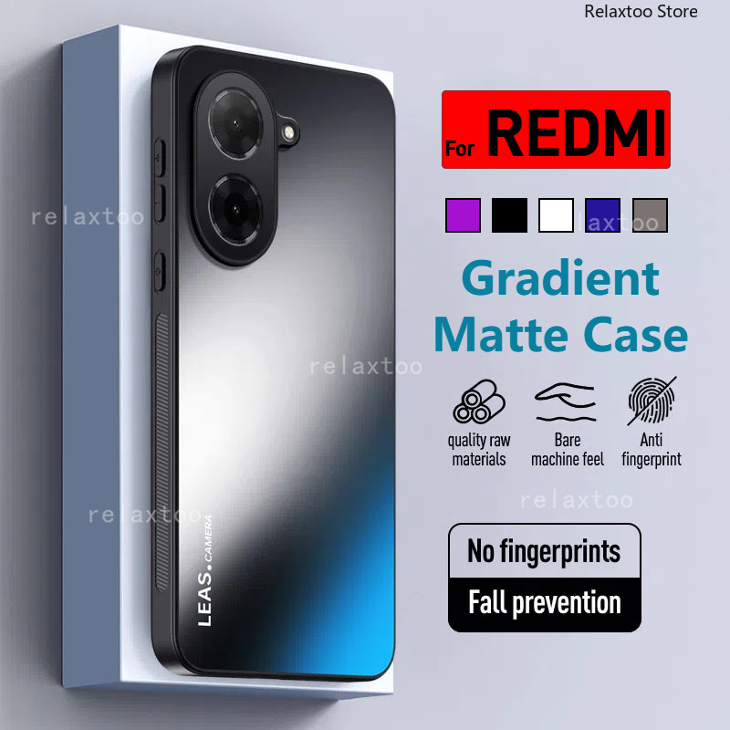 Vỏ POCOC71 Cho POCO C71 C 71 POCOCC71 PocoPhone C71 4G 5G Vỏ Điện Thoại Cứng Mờ Gradient Chống Sốc B