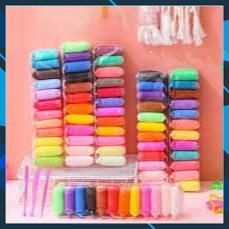 Combo đất sét tự khô Nhật 12/36 màu đất nặn tự khô hình cao cấp siêu nhẹ dành cho bé làm butter slime