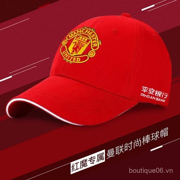 Mũ lưỡi trai thời trang Manchester United Red Devils, mũ chống nắng mới, vừa vặn