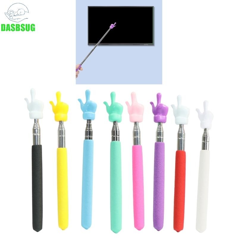 Teacher Pointer with Finger Telescopic Pointer Stick for Classroom