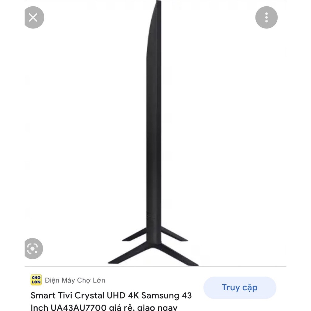 Chân để bàn dành cho tivi  SamSung model tivi 43AU, 43T, 43TU