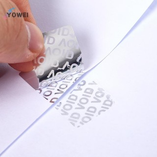 YOWEI 100 Miếng Dán Bảo Hành Bảo Hành (40mm * 20mm) Miếng Dán Nhãn Void Chống Tamper VN