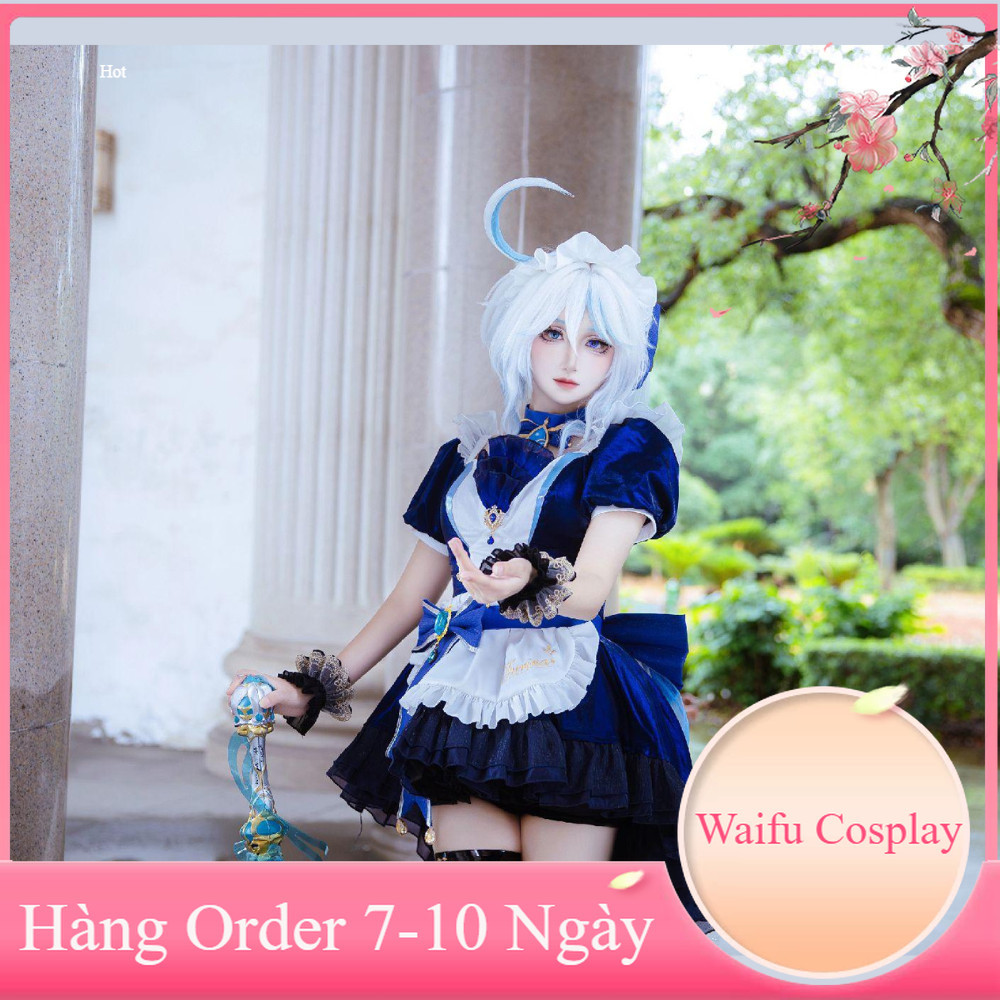 [Order 7-10 Ngày] Trang Phục Hoá Trang Cosplay Furina "Người Hầu" (Genshin Impact)(Cosplay)