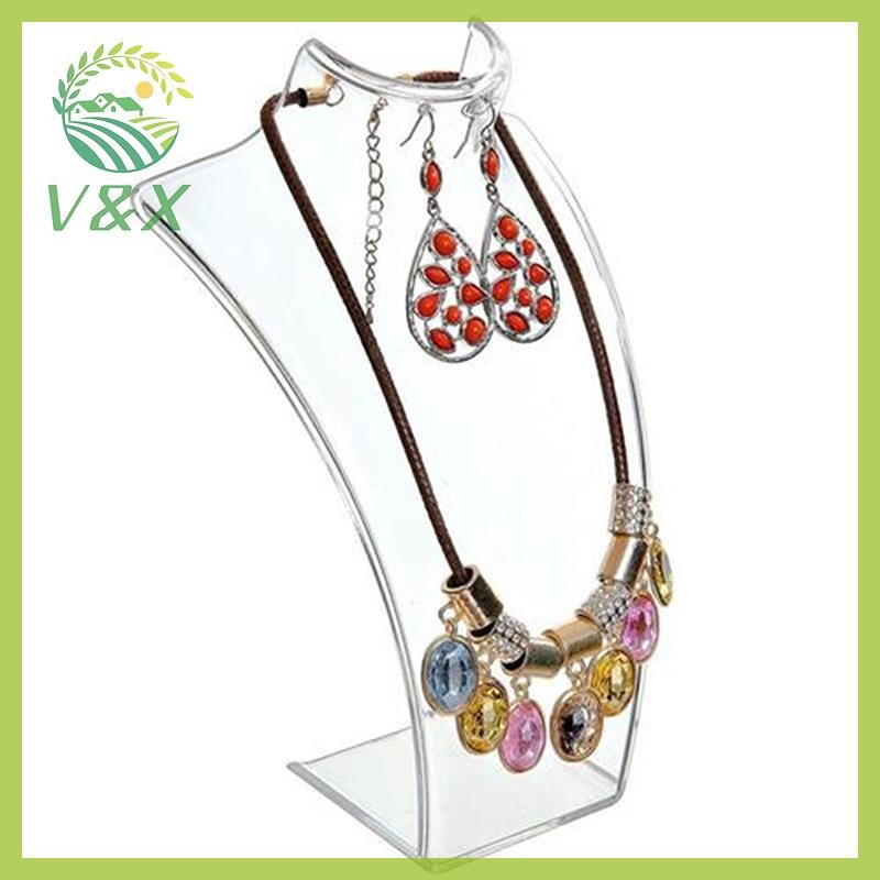 [V&X] Mô Hình Ma Nơ Canh Thời Trang Trưng Bày Vòng cổ / Bông Tai [go]