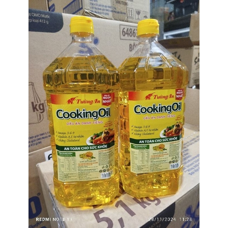 Dầu ăn Tường An 2 lít - An toàn cho sức khoẻ