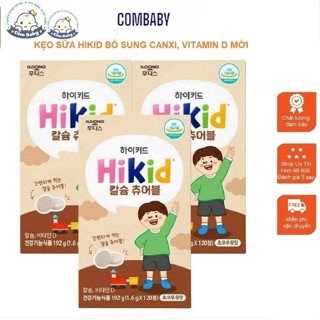Kẹo Sữa Hikid Bổ Sung Canxi, Vitamin D SOCOLA 120 viên, Sữa Hikid viên Hàn Quốc