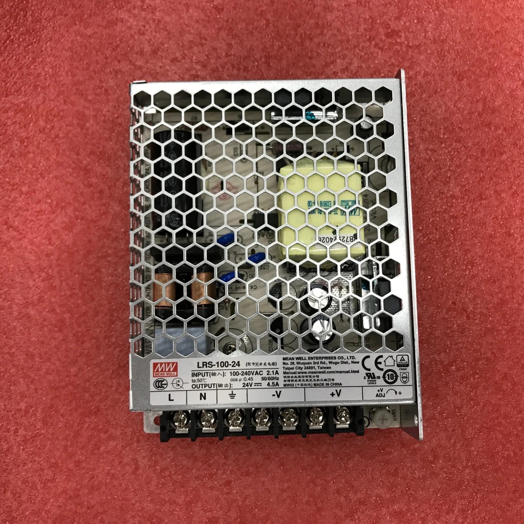 MEAN WELL LRS-100 LRS-100-5 LRS-100-12 LRS-100-15 LRS-100-24 LRS-100-36 LRS-100-48 100W bộ nguồn đầu