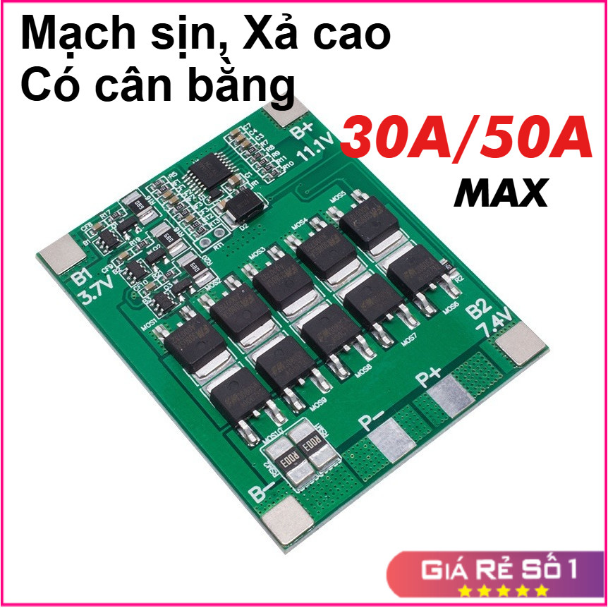 Mạch bảo vệ 3S 12.6v 30A BW Bảo vệ sạc xả và cân bằng cho pin 3.7v 18650 21700 lipo Pin 3s 12v LK247