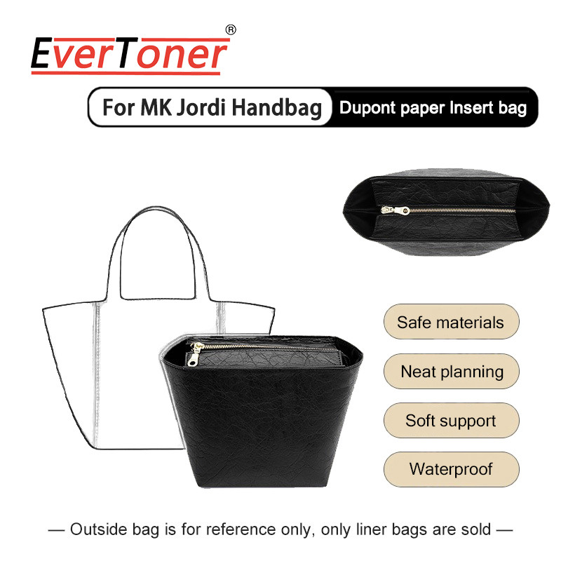 EverToner Microfiber Giấy Chèn Túi Phù Hợp Cho MK Jordi Túi Trang Điểm Hỗ Trợ Du Lịch Di Động Chèn V