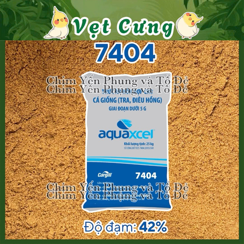 1kg Cám Cá Cargill 7404 Xay Mịn (Tanh) – 42% Đạm Cho Cá Giống & Cá Nuôi