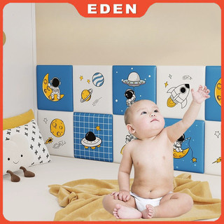 Xốp Dán Tường Cao Cấp Chống Va Đập, Tấm Xốp Dán Đầu Giường 3D Trang Trí Phòng Ngủ Ngộ Nghĩnh 33x33cm