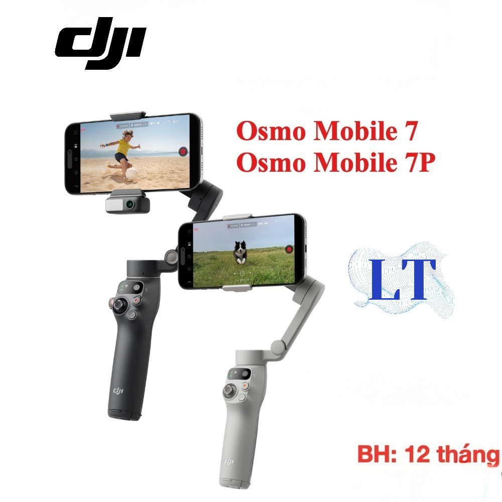 Gimbal chống rung điện thoại DJI Osmo Mobile 7, Mobile 7P có thể kéo dài - Chính Hãng