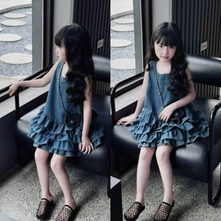 12-45kg Váy bò nhiều tầng Xkids chất bò mềm siêu xinh