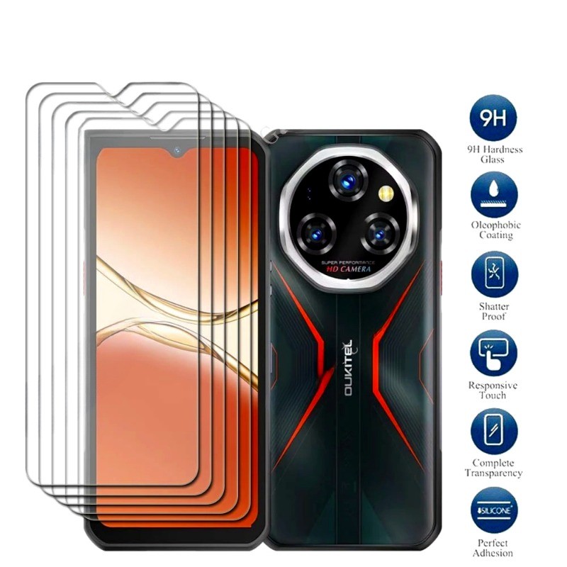 Kính bảo vệ màn hình 9H cho Oukitel WP52 WP50 WP39 WP38 WP36 WP35 WP33 WP30 WP28 S E WP27 WP26 WP23 