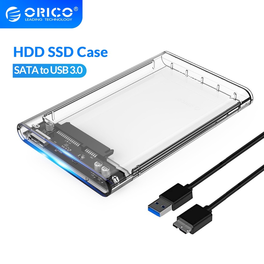 BOX Ổ CỨNG HDD/SSD 2.5 INCH ORICO – USB 3.0 Siêu Tốc | Hỗ Trợ Đến 4TB | Tương Thích SSD SATA
