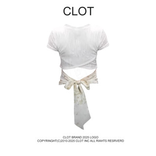 áo baby tee nữ ôm body Mặt sau rỗng mùa hè áo croptop style hàn quốc  CLOT local brand