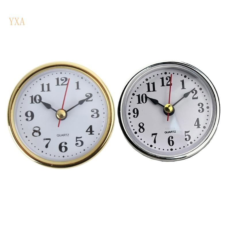 Mini Clock Insert Round Clocks Quartz Movement 2-1/2 65mm Diameter Clock Head